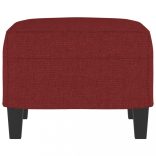 bordó szövet lábzsámoly 60 x 50 x 41 cm