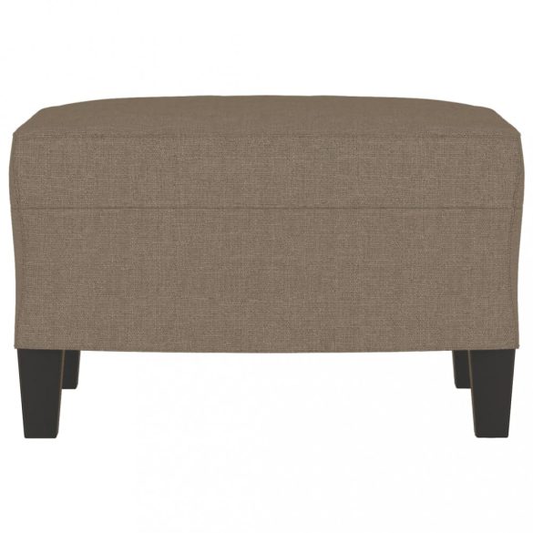 tópszínű szövet lábzsámoly 60 x 50 x 41 cm