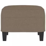 tópszínű szövet lábzsámoly 60 x 50 x 41 cm