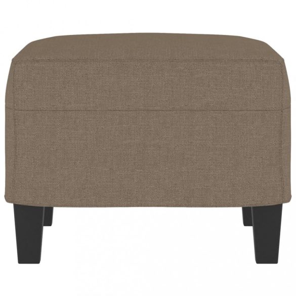 tópszínű szövet lábzsámoly 60 x 50 x 41 cm