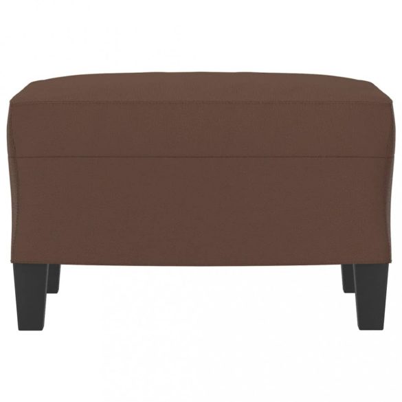 barna műbőr lábzsámoly 60 x 50 x 41 cm