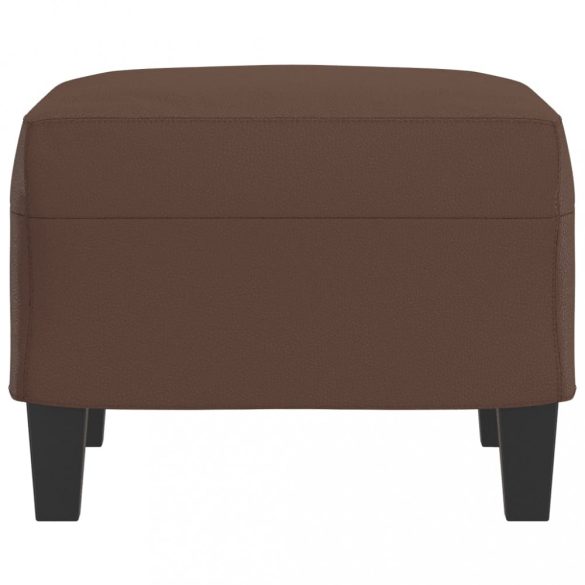 barna műbőr lábzsámoly 60 x 50 x 41 cm