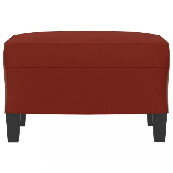 bordó műbőr lábzsámoly 60 x 50 x 41 cm