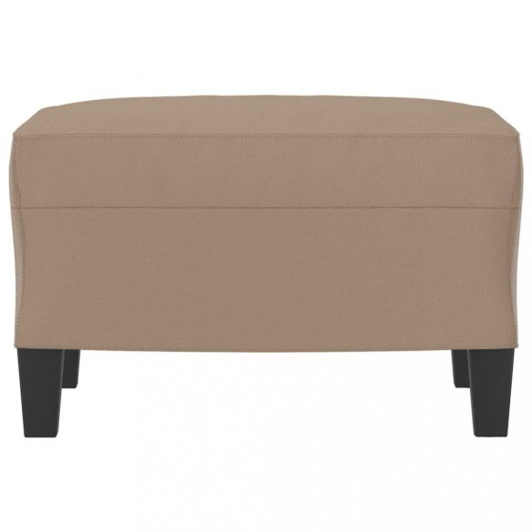 kávészínű műbőr lábzsámoly 60 x 50 x 41 cm