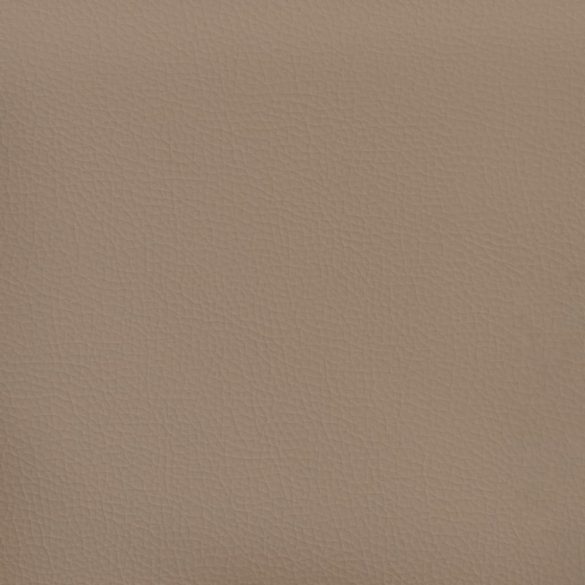 kávészínű műbőr lábzsámoly 60 x 50 x 41 cm