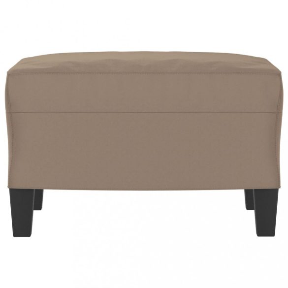 tópszínű mikroszálas szövet lábzsámoly 60 x 50 x 41 cm