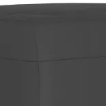 sötétszürke mikroszálas szövet lábzsámoly 60 x 50 x 41 cm