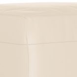 bézs mikroszálas szövet lábzsámoly 60 x 50 x 41 cm