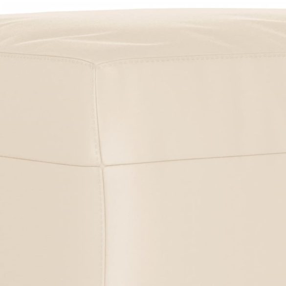 bézs mikroszálas szövet lábzsámoly 60 x 50 x 41 cm