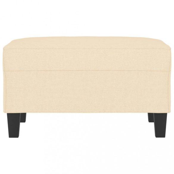 krémszínű szövet lábzsámoly 70x55x41 cm