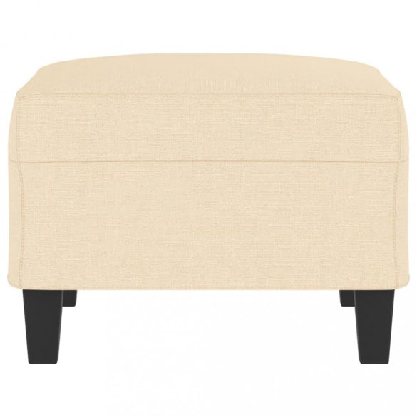 krémszínű szövet lábzsámoly 70x55x41 cm