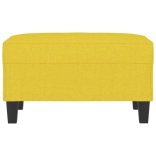 világossárga szövet lábzsámoly 70x55x41 cm