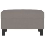 tópszínű szövet lábzsámoly 70 x 55 x 41 cm