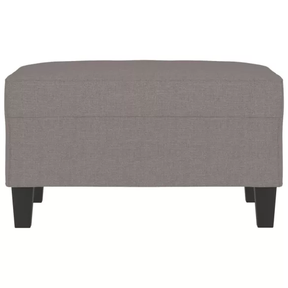 tópszínű szövet lábzsámoly 70 x 55 x 41 cm