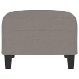 tópszínű szövet lábzsámoly 70 x 55 x 41 cm