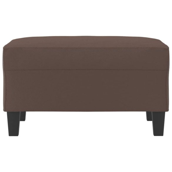 barna műbőr lábzsámoly 70x55x41 cm