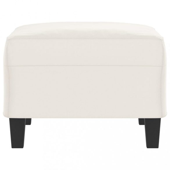 bézs mikroszálas szövet lábzsámoly 70 x 55 x 41 cm