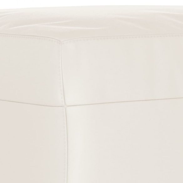 bézs mikroszálas szövet lábzsámoly 70 x 55 x 41 cm