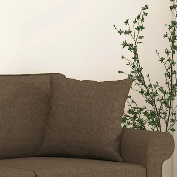 2 db barna szövet díszpárna 40 x 40 cm