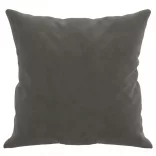 2 db sötétszürke bársony díszpárna 40 x 40 cm