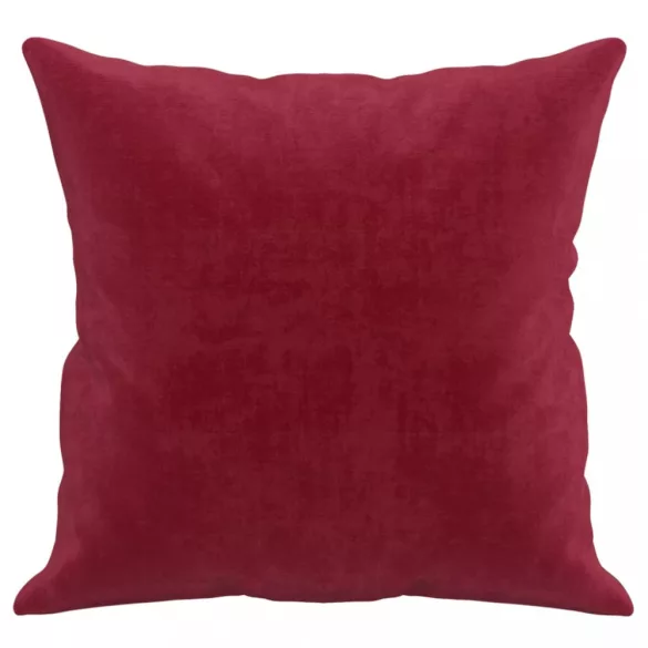 2 db bordó bársony díszpárna 40 x 40 cm