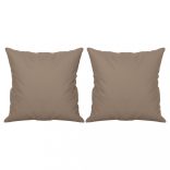 2 db tópszínű mikroszálas díszpárna 40 x 40 cm