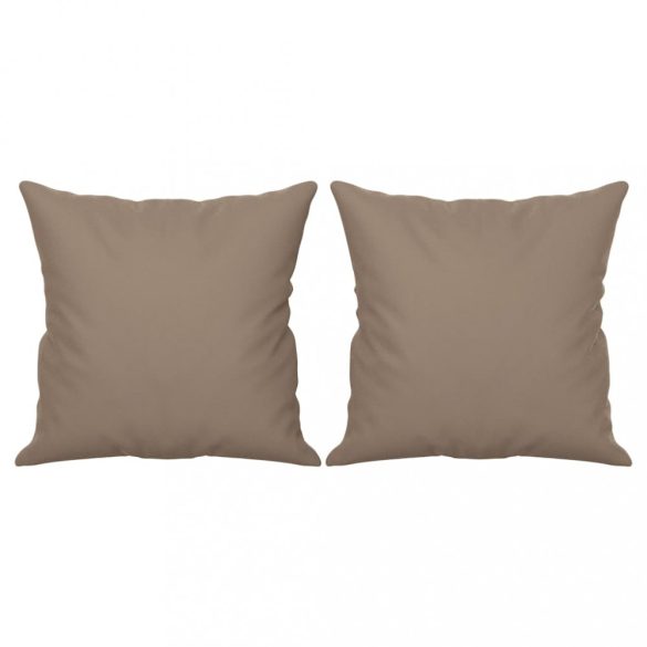 2 db tópszínű mikroszálas díszpárna 40 x 40 cm