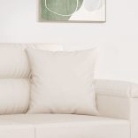 2 db bézs mikroszálas díszpárna 40 x 40 cm