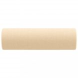 2 db krémszínű szövet díszpárna Ø15x50 cm