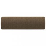 2 db barna szövet díszpárna Ø15 x 50 cm