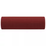 2 db bordó szövet díszpárna Ø15x50 cm