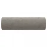 2 db világosszürke bársony díszpárna Ø15x50 cm