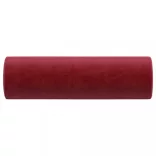 2 db bordó bársony díszpárna Ø15 x 50 cm