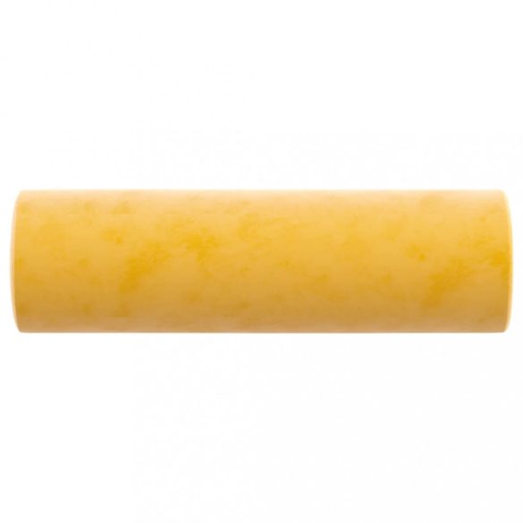 2 db sárga bársony díszpárna Ø15x50 cm