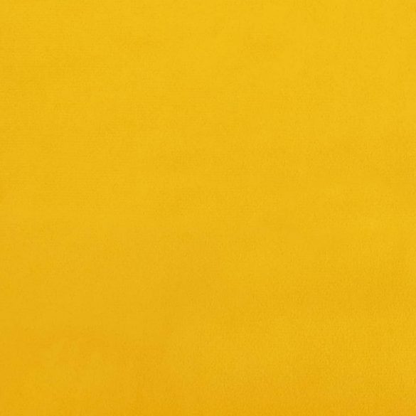 2 db sárga bársony díszpárna Ø15x50 cm