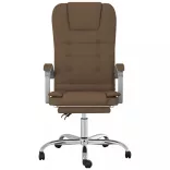 barna szövet dönthető irodai masszázsfotel