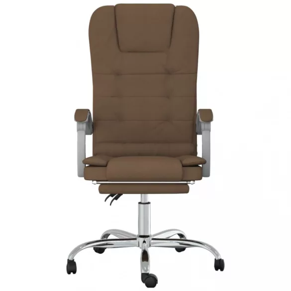 barna szövet dönthető irodai masszázsfotel