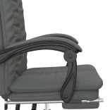 sötétszürke szövet dönthető irodaszék