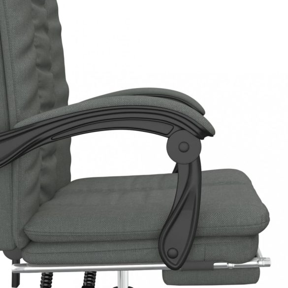 sötétszürke szövet dönthető irodaszék