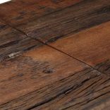 ezüstszínű rozsdamentes acél és tömör talpfa tálalóasztal