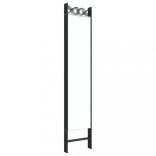 6-paneles fehér szövet térelválasztó 240 x 200 cm