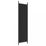 3 paneles fekete szövet térelválasztó 150 x 200 cm