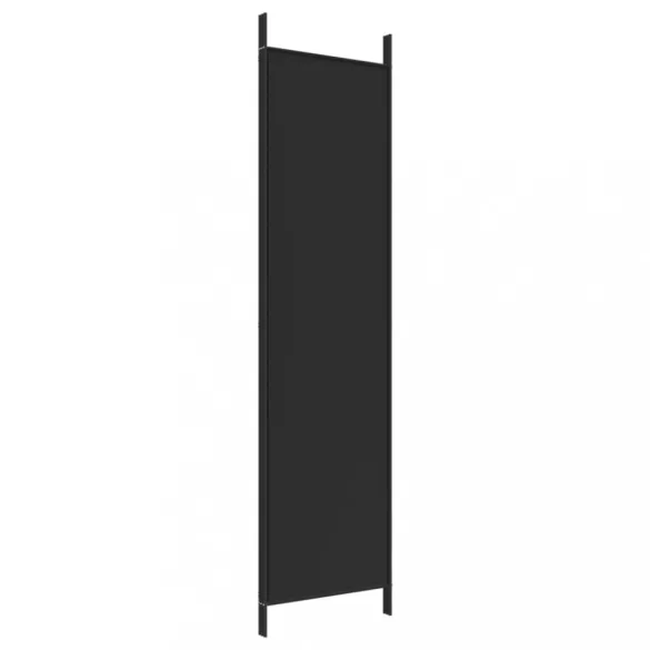 3 paneles fekete szövet térelválasztó 150 x 200 cm