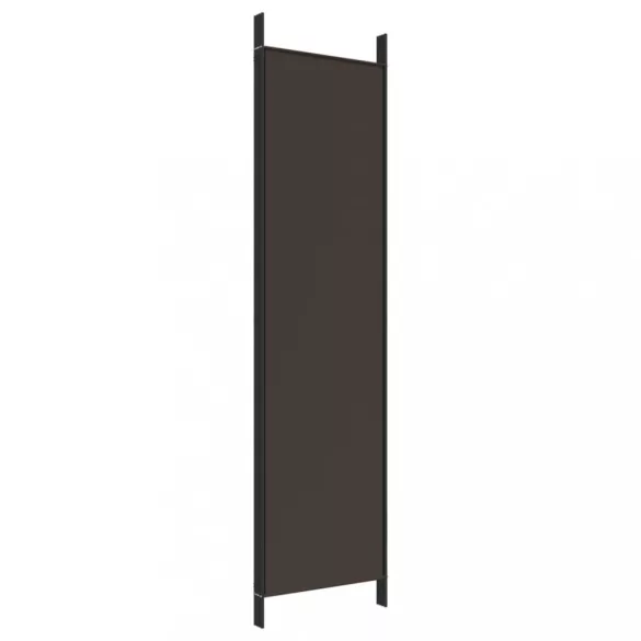4 paneles barna szövet paraván 200x200 cm