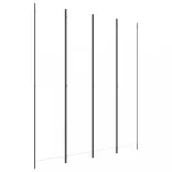 4 paneles fehér szövet térelválasztó 200x220 cm