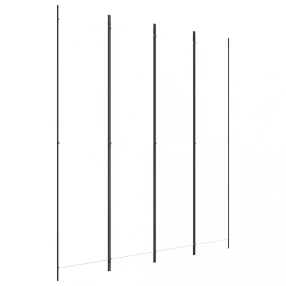 4 paneles fehér szövet térelválasztó 200x220 cm