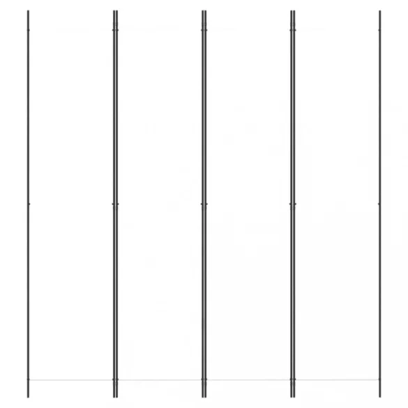 4 paneles fehér szövet térelválasztó 200x220 cm