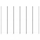 6 paneles fehér szövet térelválasztó 250 x 220 cm