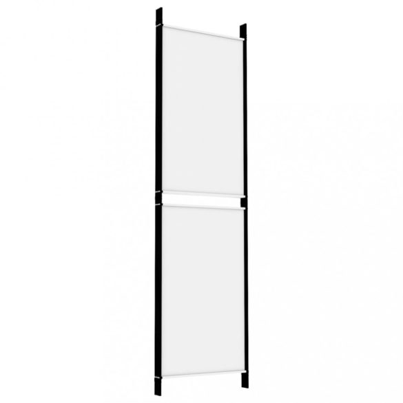 4 paneles fehér szövet térelválasztó 200x180 cm