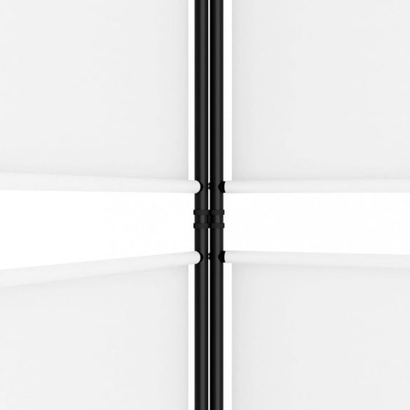 4 paneles fehér szövet térelválasztó 200x180 cm